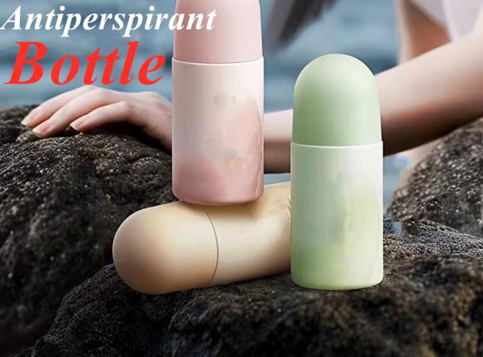 50ml 60ml 70ml Cheap HDPE Portable Travel Use Perfume Roll on Bottle Empty Deodorant Roller Containers