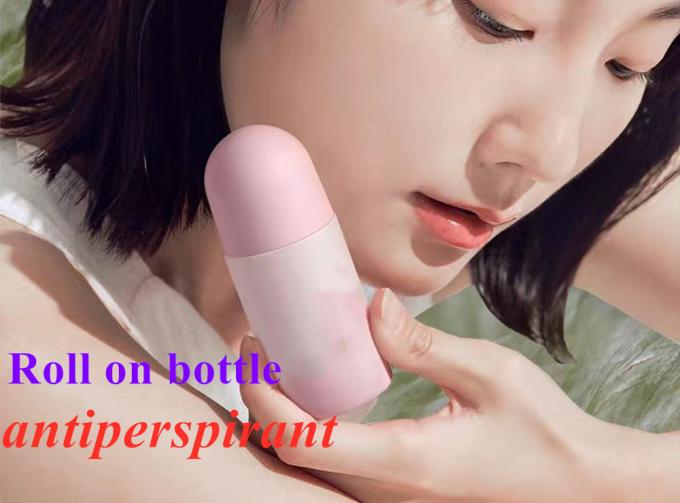 Wholesale Cheap 30ml 50 Ml 60ml Refillable Empty HDPE Plastic Roll on Deodorant Bottles Round Roller Ball Bottle