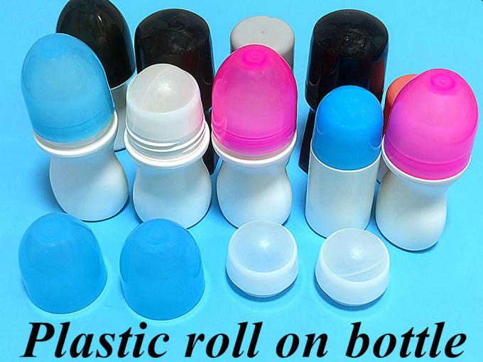 Wholesale Cheap 30ml 50ml 60ml Mini Roll-on Perfume Plastic Essential Oil Bottle with PP Roller Ball