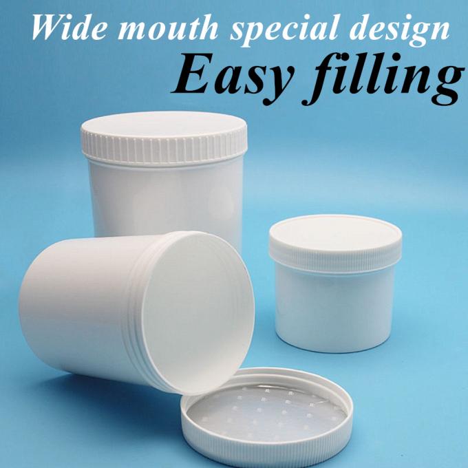 Hot Sale 12oz 16 Oz 6oz 8oz 120ml 250g White Clear Black Red Blue Round Wide-Mouth PP Cosmetic Unique Luxury Plastic Jars with Lid