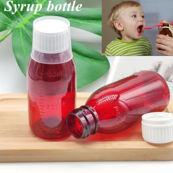 Wholesale Cheap 50ml 100ml 120ml 150ml 200ml Empty Cough Syrup Ropp Cap Bottle with 28mm PP Screw Cap