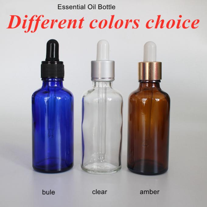 Customized Luxury Makeup Serum Skincare Use Amber Brown Empty Essential Oil Dropper Bottles