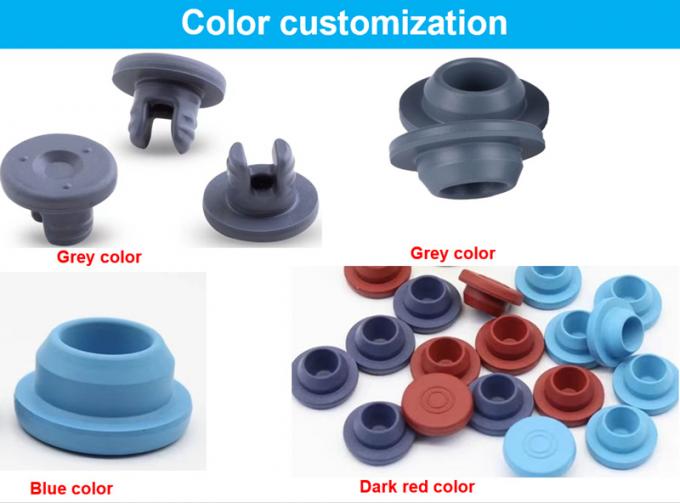 13mm 20mm 28mm 32mm Lyophilization Vial Bottle for Injection Vials Butyl Rubber Stoppers