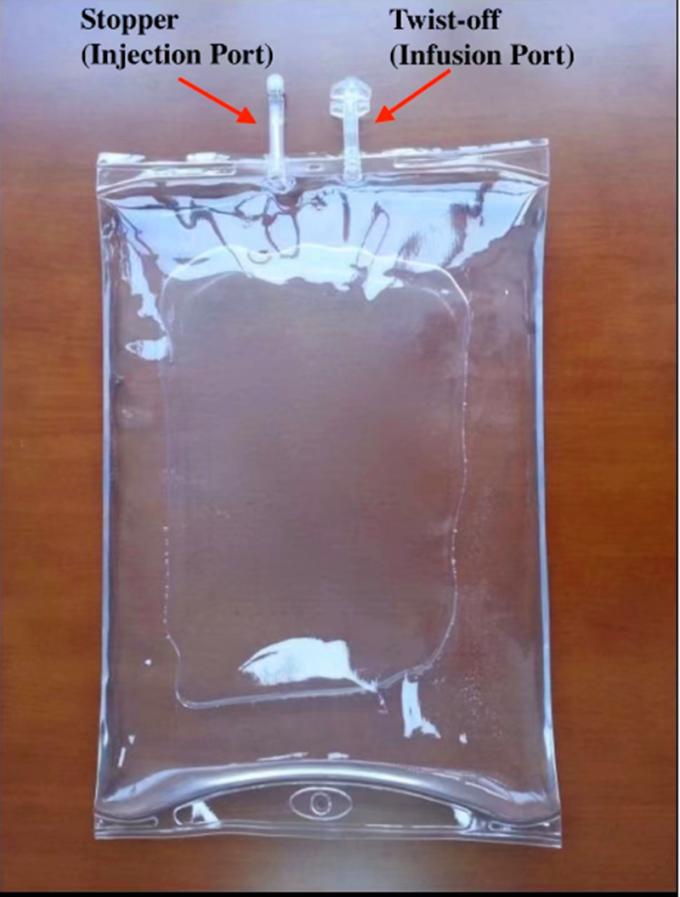 2000ml 3000ml 5000ml Drug Medical Liquid Butterfly Twist off Empty PVC Infusion Bags