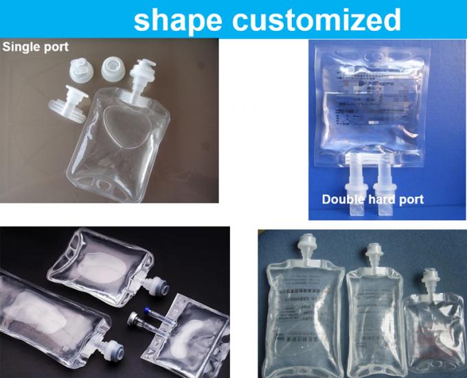 250ml 500ml 1000ml Medical Intravenous Normal Saline Solution IV Disposable Non-PVC Film Infusion Bag