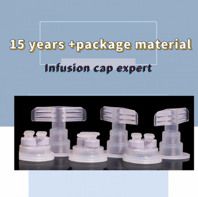 32mm PP Medical Infusion Bottle Infusion Bag Double Pull Ring Cap Euro Head Cap