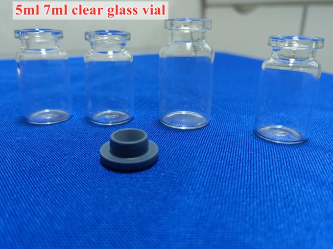 5ml 7ml Clear Amber Moulded Sterilie Medical Cosmetic Low Borosilicate Injection Glass Vial