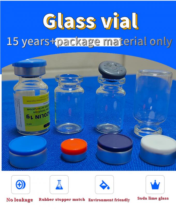 Hot Sale 5ml 7ml 10ml Glass Injectable Bottle for Steroid Clear Amber Small Volume Glass Vial