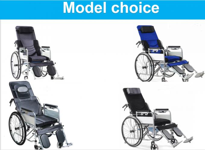 Hospital Elderly Cerebral Palsy Height Adjustable Lightweight Handicapped Foldable Wheelchair