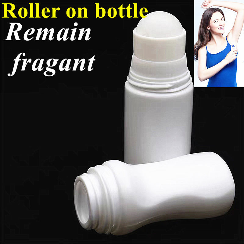 50 ml 60 ml de aceite esencial olor corporal Cuidado de la piel de las axilas plástico HDPE desodorante antitranspirante plástico rollo en botella