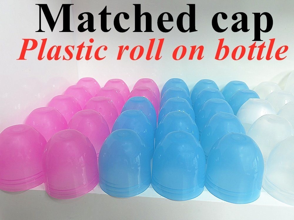 Protector solar para el cuidado corporal de 30 ml y 50 ml de HDPE aceite esencial vacío Botella de desodorante de plástico con bola de rodillo para el olor corporal