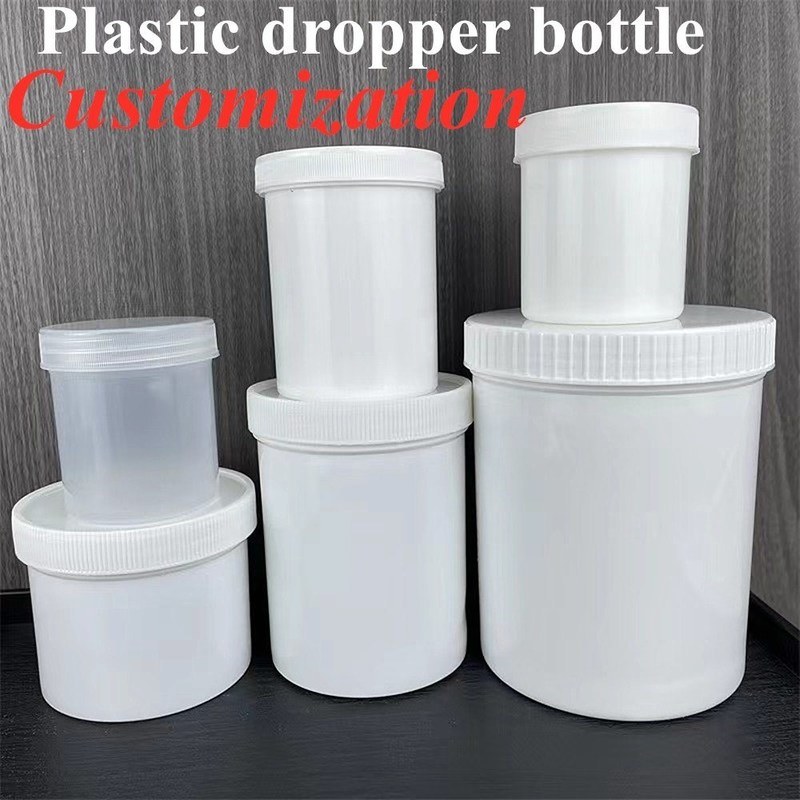 Lujo 150g 250g 500g 1000g Vacío Blanco Negro Azul Translúcido Cosmético Loción para el rostro y el cuerpo Vidrio cosmético de doble pared PP