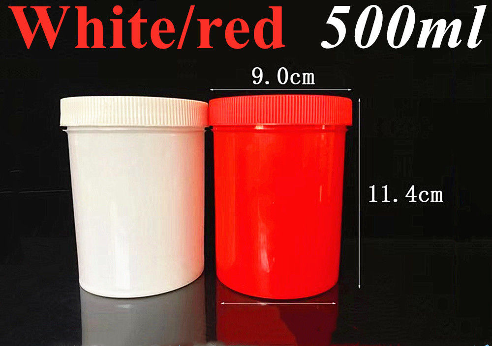 150g 250g 500g Vacío Negro Blanco Azul Rojo Translúcido de pared única PP plástico Cosmético Cuidado de la piel loción corporal frasco cosmético