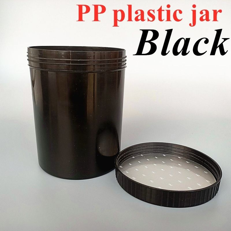 150g 250g 500g Vacío Negro Blanco Azul Rojo Translúcido de pared única PP plástico Cosmético Cuidado de la piel loción corporal frasco cosmético