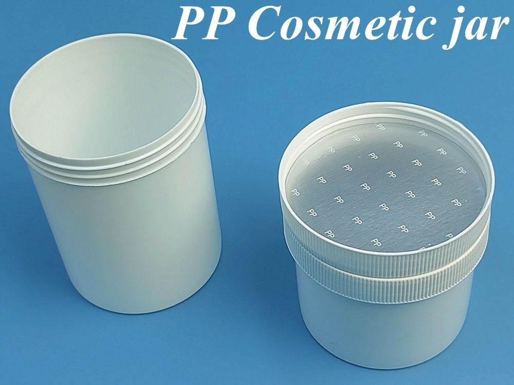 150 ml 250 ml 500 ml 1000 ml Contenedor vacío lata de alimentos de plástico PP crema cosmética pomada Jarrón con tapa fácilmente abierta