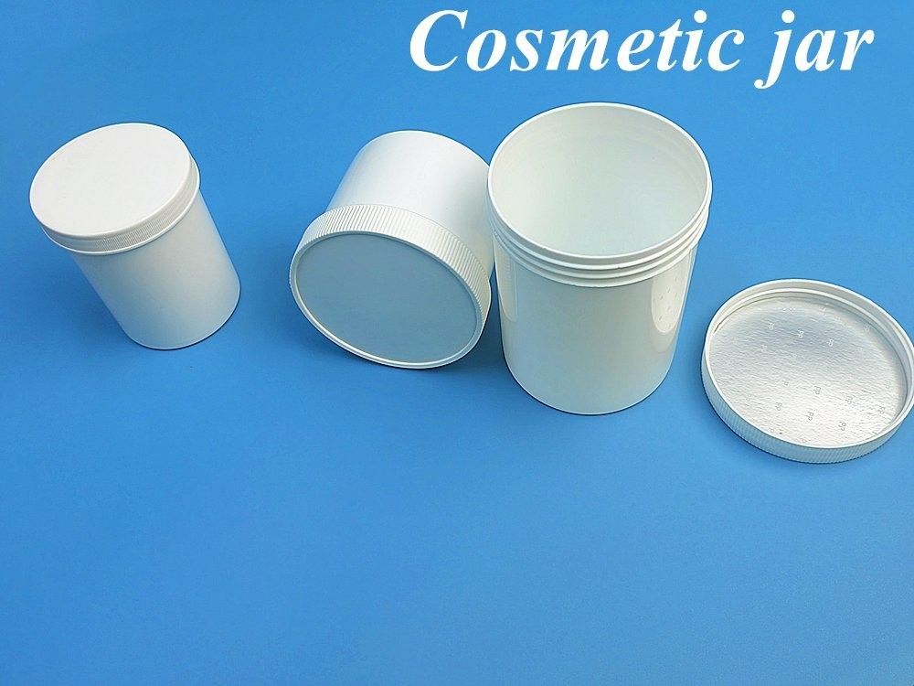 Blanco Rojo Negro plástico PP Cosmético de belleza Maquillaje Botella Crema para el cuidado de la piel Jar 150g 250g 500g Cuerpo cara jar cosmético pp