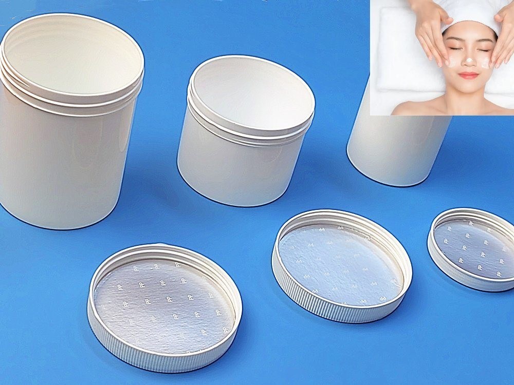 250 ml 500 ml 1000 ml Jar para el cuidado de la piel Blanco Azul Negro Rojo PP Material alimenticio cosmético para la piel Crema Jar Vacío de plástico Jar