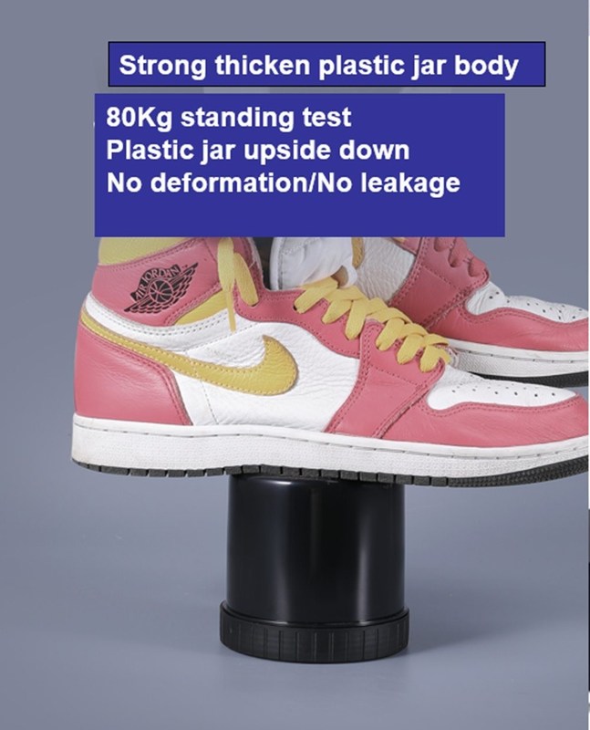 Boca ancha 150ml 250ml 500ml 1000ml Jarrón de plástico de PP Embalaje cosmético Cabello cera Cuerpo jar cosmético Jarrón de exfoliante Contenedor