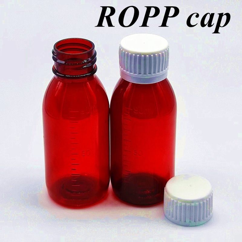 3 oz 4 oz 5 oz farmacéutico para mascotas Pet ámbar recipiente de plástico jarabe de tos botella de medicina oral botella de líquido