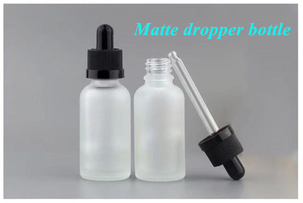 1 oz 2 oz 5 ml 10 ml 15 ml 20 ml 30 ml 50 ml Aceite esencial vacío Sero para el cuidado de la piel para uso facial y mano Botella de gotero de vidrio helado blanco