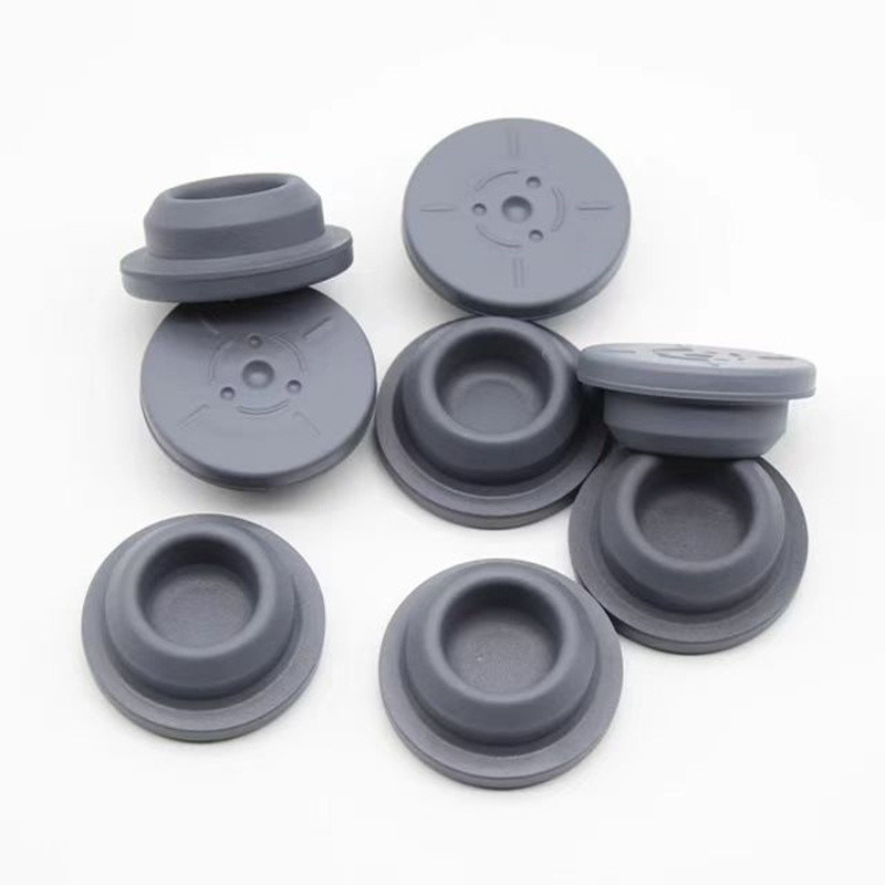 13 mm 20 mm 32 mm Gris Médico Liofilización Tapón de caucho de butilo para vidrio Vial de inyección Botella de perfusión
