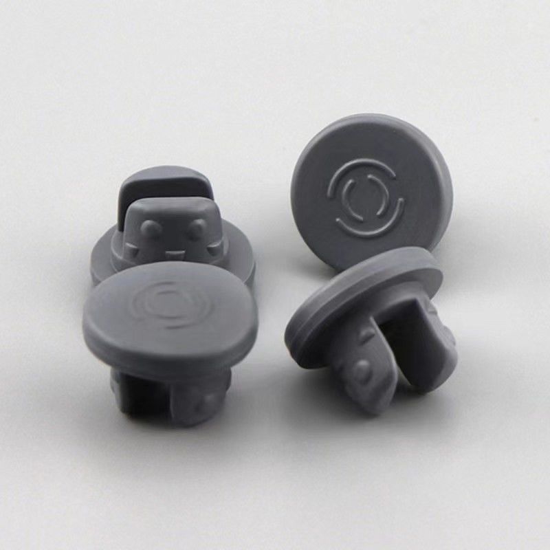 Tapón de caucho de butilo de 20 mm 28 mm 32 mm Cerradura Tapón de caucho de butilo farmacéutico para viales farmacéuticos Botella de infusión