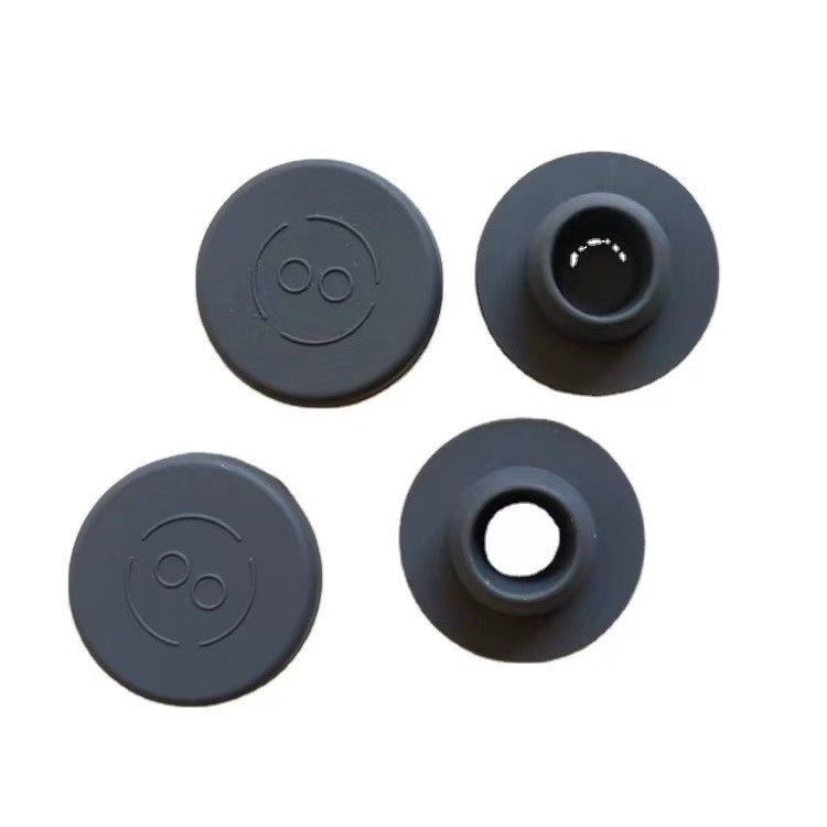 Tapón de caucho de butilo de 20 mm 28 mm 32 mm Cerradura Tapón de caucho de butilo farmacéutico para viales farmacéuticos Botella de infusión