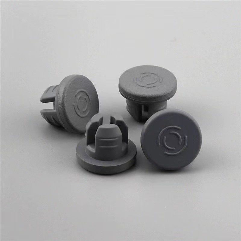 Envase farmacéutico de 13 mm 20 mm 28 mm 32 mm Sin lavado Estéril tapón de caucho butílico médico para vial de vidrio inyectable