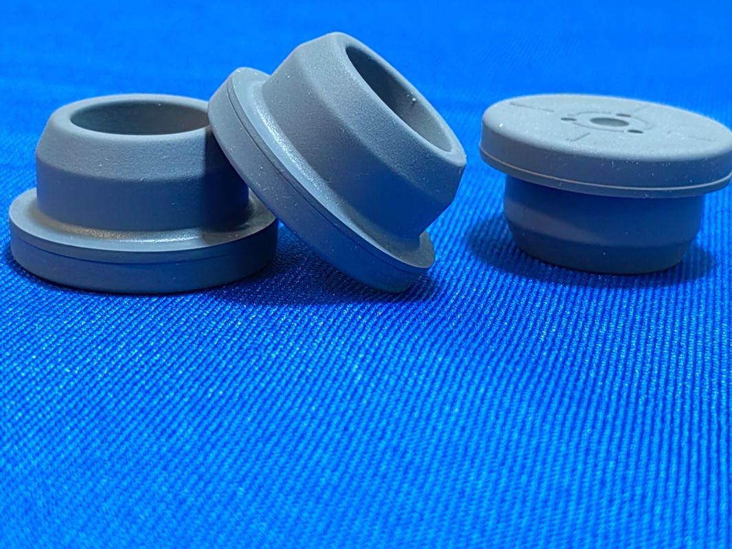 Envase farmacéutico de 13 mm 20 mm 28 mm 32 mm Sin lavado Estéril tapón de caucho butílico médico para vial de vidrio inyectable