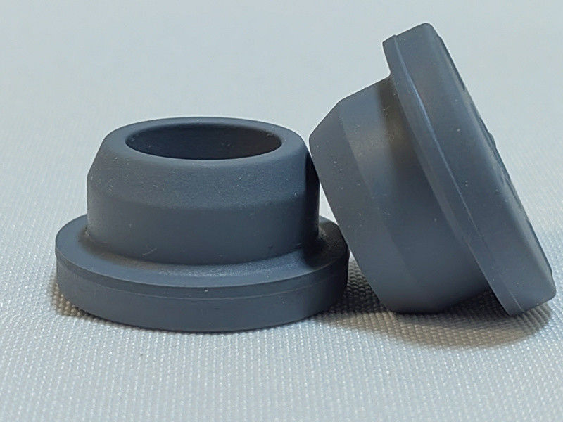 Tapón de goma borominada de silicona de grado farmacéutico de 13 mm, 20 mm y 28 mm para vial de inyección liofilizado de vidrio