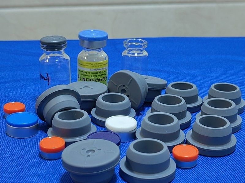 13mm 20mm 28mm 32mm Gris Clorobutilo Butilo Farmacéutico Tapón de caucho de vidrio Vial de inyección Botella de vacuna