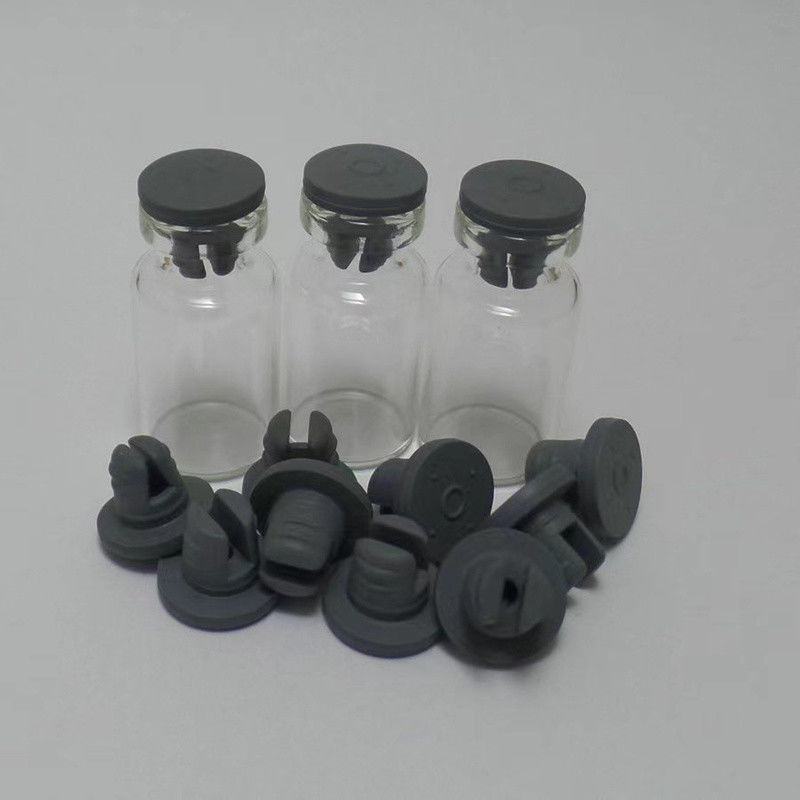 Cumplimiento de las normas GMP 13mm 20mm 23mm 28mm 32mm Tapón de caucho butílico redondo médico estéril para botella de infusión de vidrio