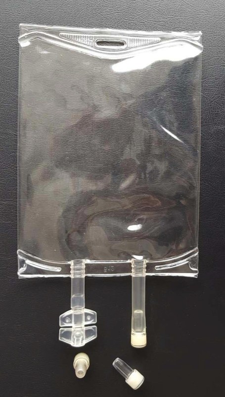 Liquido médico para medicamentos 5000 ml Bolsa de perfusión vacía 100 ml 500 ml Cloruro de sodio no dehp Bolsas de perfusión IV