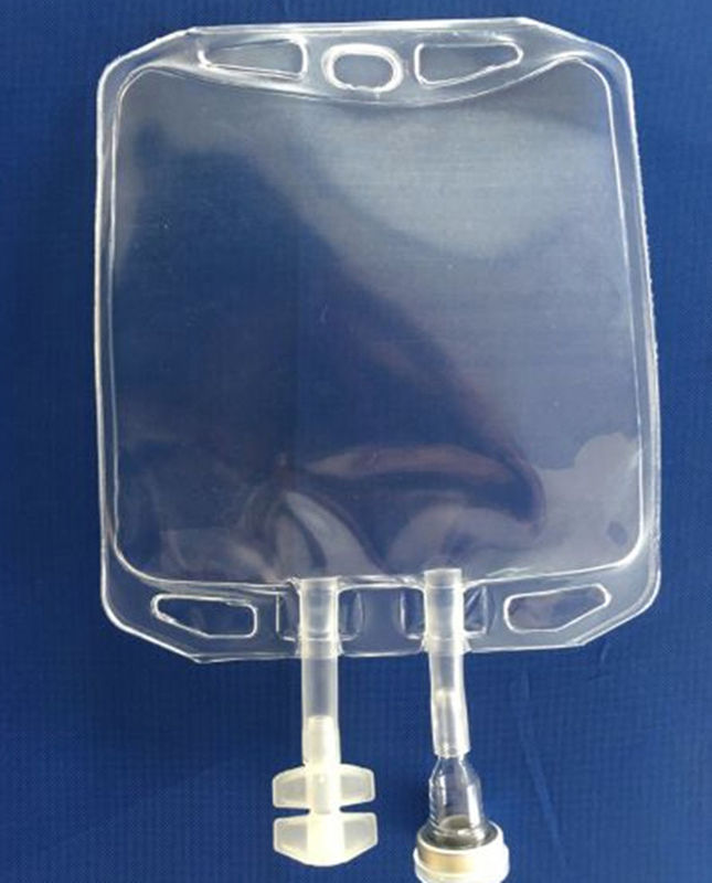 Bolsa de infusión médica estéril de plástico 100 ml 250 ml 500 ml PVC de Cloruro de Sodio Solución IV Bolsa de fluido de infusión