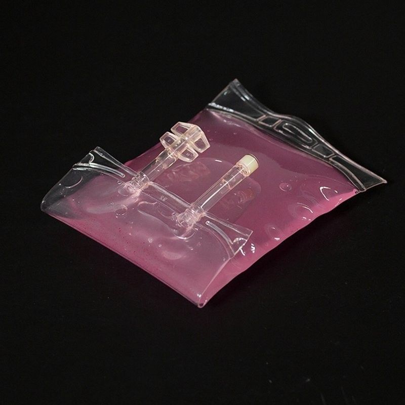 250 ml 500 ml 1000 ml Bolsa de perfusión médica desechable de PVC IV con un solo tubo