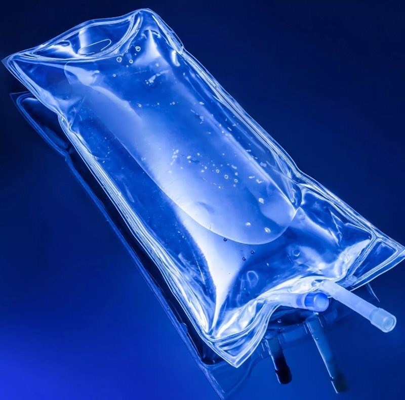 Bolsas de perfusión medicinal PVC desechables 100 ml 250 ml 1000 ml 2000 ml Bolsas IV libres de Dehp Bolsas IV de solución líquida