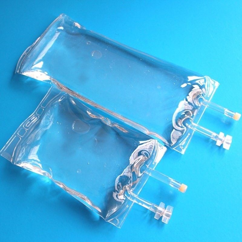 500 ml 1000 ml de bolsas IV estériles de PVC bolsas IV de PVC desechables de plástico bolsas médicas estériles bolsas de infusión