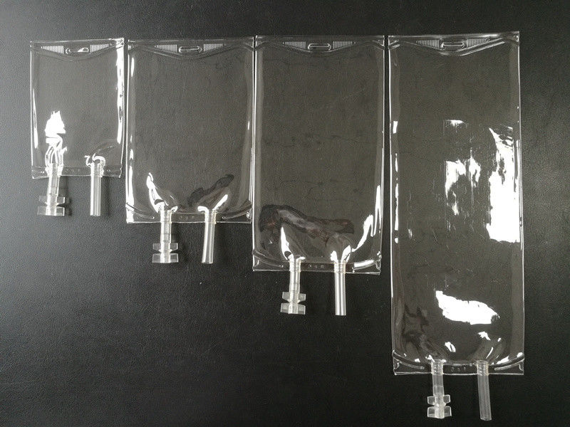 500 ml 1000 ml de bolsas IV estériles de PVC bolsas IV de PVC desechables de plástico bolsas médicas estériles bolsas de infusión