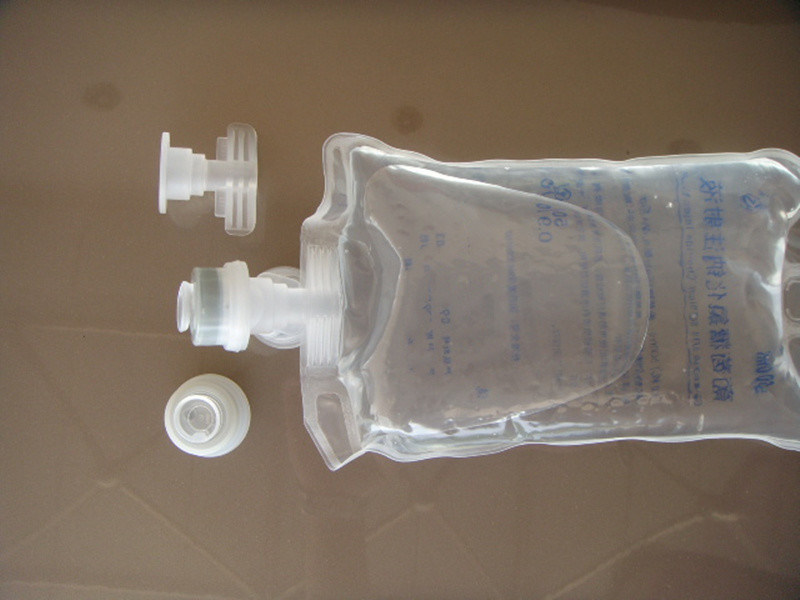 Saco médico de goteo de 250 ml 500 ml Salina salina normal estéril Saco de infusión desechable no de PVC Saco de solución líquida