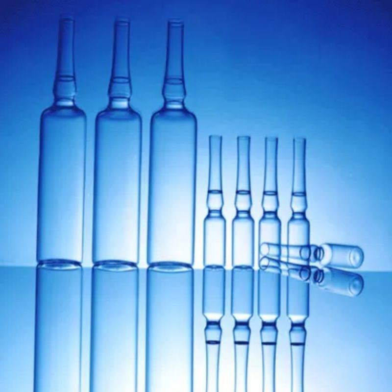 Estándar ISO Transparente Ambar Ampular Farmacéutico Vial Tipo C Ampular Vacío