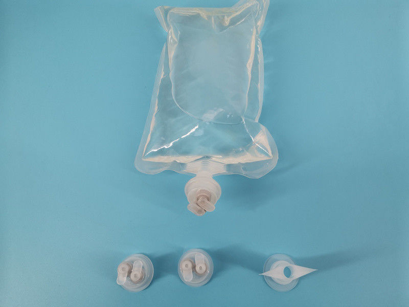 Doble válvula plegable con válvula única para romper la tapa de infusión para botella de infusión Lvp PP de 30 mm Euro Cap con dos cabezas