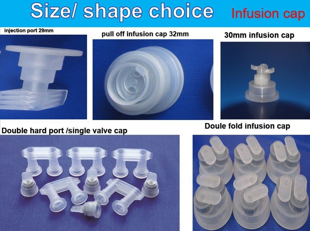 30mm 32mm Euro Cap para la cabeza farmacéutica para botellas de perfusión ISBM PP Cap farmacéutico PP para bolsas intravenosas