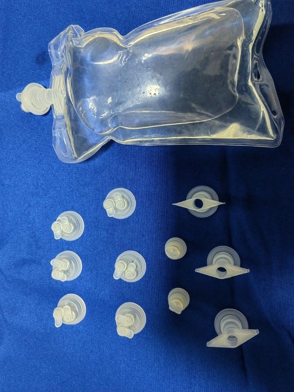 30mm 32mm 30mm Twin Flip Cap para bolsa intravenosa y botella Cap de perfusión desechable para botella de perfusión médica PP