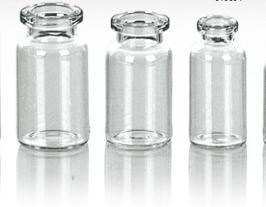 5 ml 7 ml 10 ml Borosilicato de ámbar claro Botella de vidrio para vacunas Tubular Vacía para inyección Suero vacío Vial de vidrio