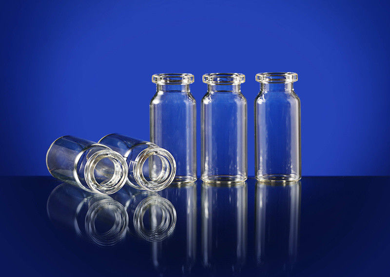Vial de vidrio para inyección de antibióticos 10 ml 20 ml Ambar claro, soda de cal limpio, lavado, estéril y depirogenado