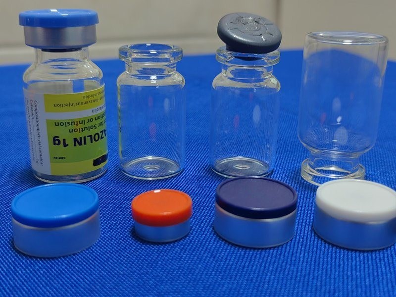 Ambar transparente 5 ml 10 ml Vial de vidrio moldeado tubular con bajo borosilicato