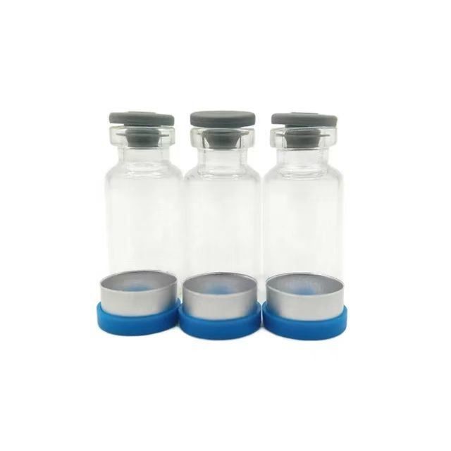 Vial farmacéutico de penicilina de 5 ml 10 ml 20 ml Contenedor de botella Vial de vidrio de inyección estéril de vidrio pequeño, claro, ámbar médico