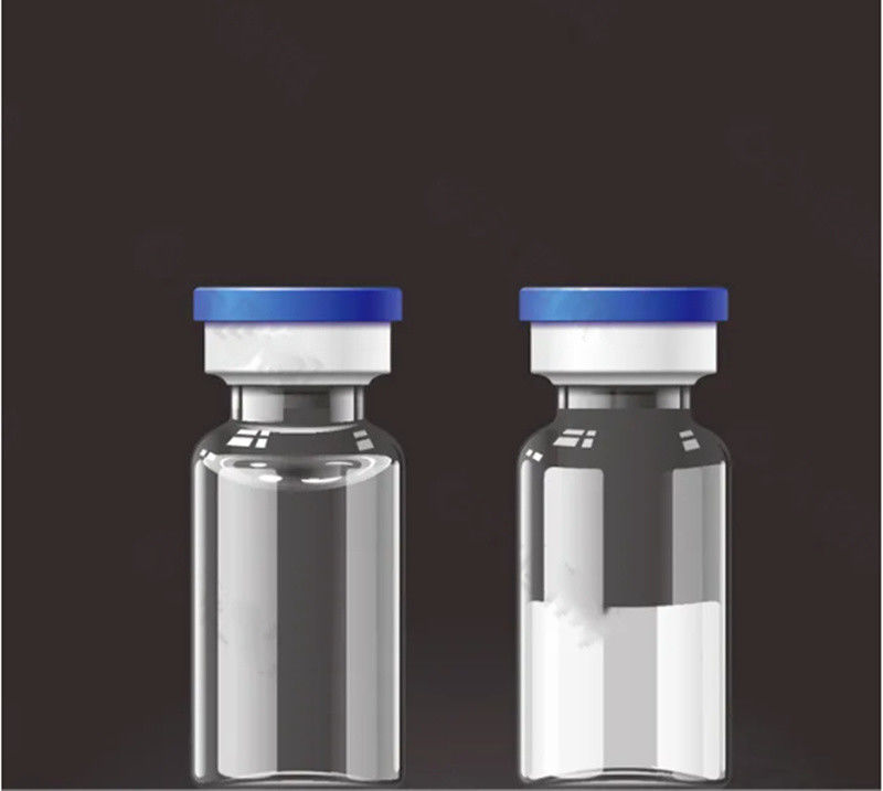Vial de vidrio estéril de 5 ml 10 ml Cuello encorvado Tubular Ambar claro Farmacéutico Botella de inyección de antibióticos Vial de vidrio