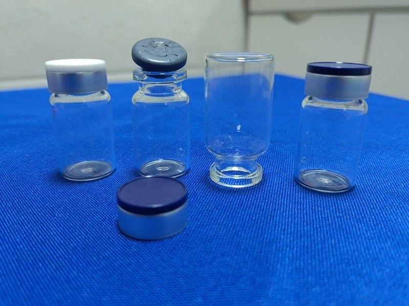 5 ml 7 ml 10 ml de Penicilina Limpia Botellas de vidrio de bososilicato neutro pequeño de vidrio con tapa de sellado desmontable