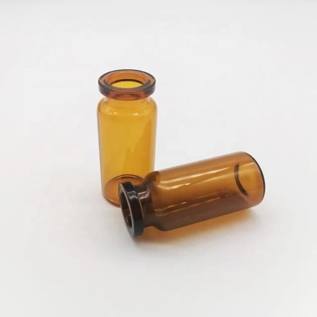 Vial de vidrio Usp tipo 1 transparente Vial de vidrio ámbar para inyección para envases médicos